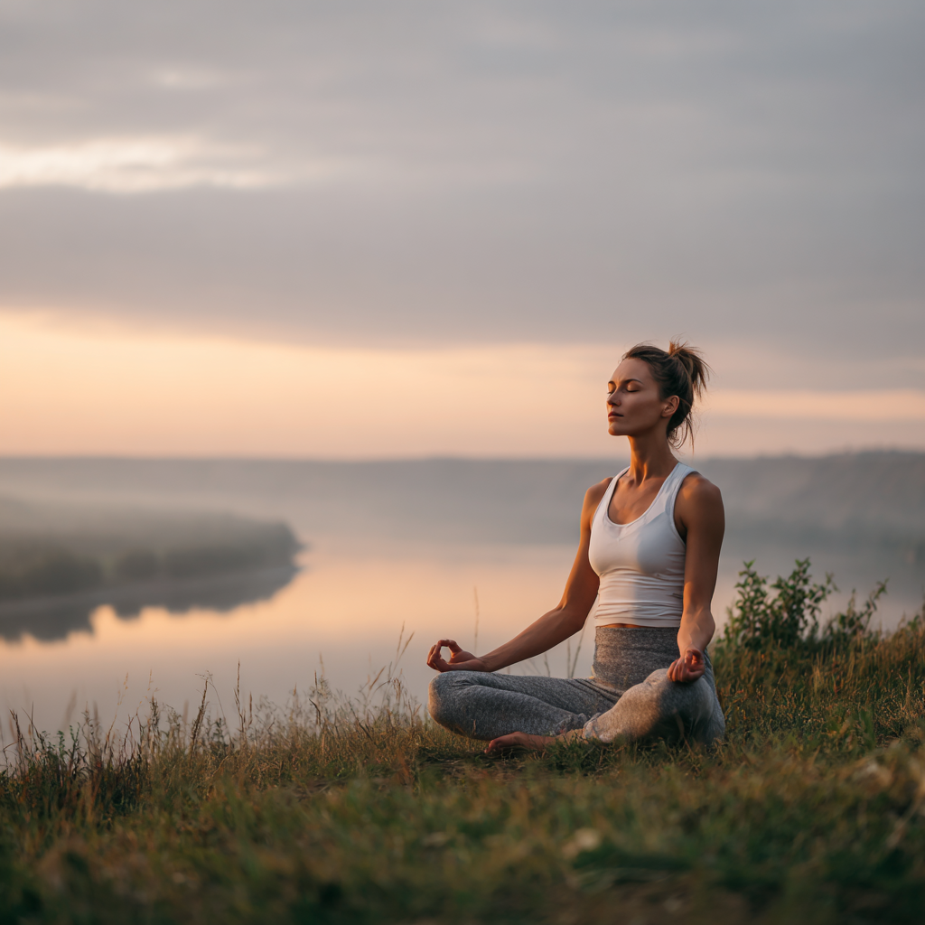 Jóga gyakorlás természetes környezetben
